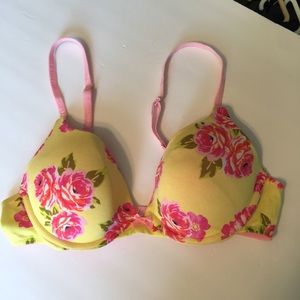 Victoria's Secret Intimates & Sleepwear - VS Floral Print Push-Up Bra Victoria's Secret Intimates & Sleepwear - VS Floral Print Push-Up Bra